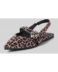 ONLY - Slingback Ballerinas mit Animal-Print Modell 'LAURA-5' - Lyst
