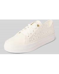 Tommy Hilfiger - Low Top Sneaker in Mesh-Optik - Lyst