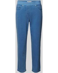 RAPHAELA by BRAX - Slim Fit Jeans mit verkürztem Schnitt Modell 'Pamina' - Lyst