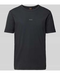 BOSS - T-Shirt mit Label-Print Modell 'Tokks' - Lyst