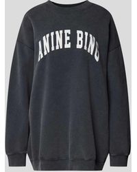 Anine Bing - Oversized Sweatshirt mit Label-Print - Lyst