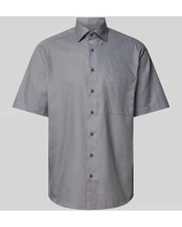 Eterna - Comfort Fit Business-Hemd mit Brusttasche - Lyst