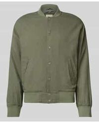 Jack & Jones - Bomberjack Van Linnen Met Paspelzakken - Lyst