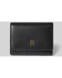 Tommy Hilfiger - Portemonnaie mit Logo-Applikation - Lyst