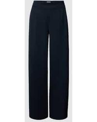 Ichi - Stoffen Broek Met Paspelzak Aan De Achterkant - Lyst