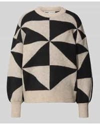 ONLY - Regular Fit Gebreide Pullover Met Volumineuze Hals, Model 'Georgina' - Lyst
