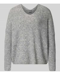 Mos Mosh - Oversized Strickpullover mit gerippten Abschlüssen Modell 'THORA' - Lyst