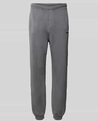 PEGADOR - Regular Fit Sweatpants Met Labelstitching - Lyst