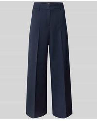 Weekend by Maxmara - Loose Fit Weite Hose aus reiner Schurwolle Modell 'VISIVO' - Lyst