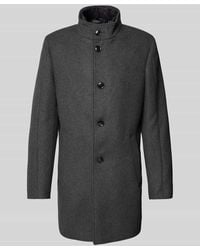 S.oliver - Regular Fit Mantel Aus Wollmix Mit Fixiertem Stepp-Einsatz - Lyst