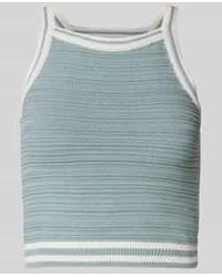 Review - Korte Tricottop Met Ronde Hals - Lyst
