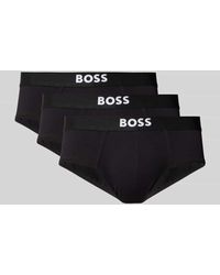 BOSS - Slip mit elastischem Label-Bund im 3er-Pack - Lyst