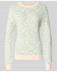 Vila - Slim Fit Pullover aus Viskose-Mix Modell 'JACQUARD' - Lyst