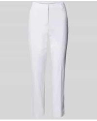 Cambio - Skinny Fit Stoffen Broek Met Persplooien, Model 'Stella' - Lyst