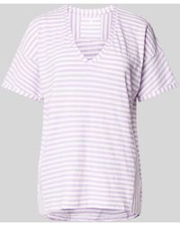 LIEBLINGSSTÜCK - T-Shirt mit Streifenmuster Modell 'Darasil' - Lyst