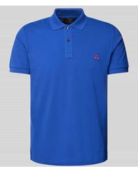 Peuterey - Regular Fit Poloshirt mit Logo-Stitching Modell 'ZENO' - Lyst