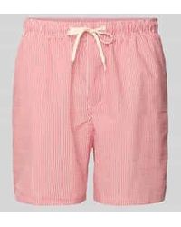 SELECTED - Relaxed Fit Zwembroek Met Structuurmotief - Lyst