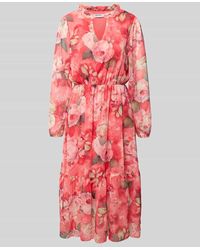 ZABAIONE - Midikleid mit V-Ausschnitt Modell 'Be44aa' - Lyst