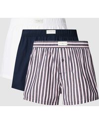 Tommy Hilfiger - Boxershorts mit Label-Patch im 3er-Pack Modell 'WOVEN' - Lyst