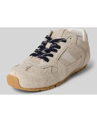 Alohas - Sneaker aus echtem Leder mit Kontrastbesatz - Lyst