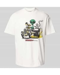 Deus Ex Machina - T-Shirt mit geripptem Rundhalsausschnitt Modell 'Celestial' - Lyst