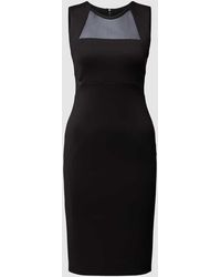 DKNY - Knielanges Kleid mit Rundhalsausschnitt Modell 'SCUBA' - Lyst