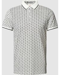 S.oliver - Poloshirt Met All-over Motief - Lyst