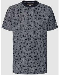 Christian Berg Men - T-Shirt mit Allover-Print - Lyst
