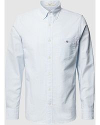 GANT - Regular Fit Freizeithemd mit Streifenmuster Modell 'OXFORD' - Lyst