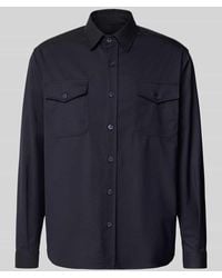 Cruna - Regular Fit Hemdjacke mit Brusttaschen Modell 'Osaka' - Lyst