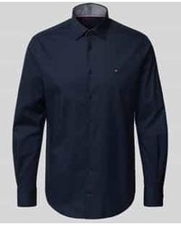 Tommy Hilfiger - Regular Fit Zakelijk Overhemd Van Puur Katoen - Lyst
