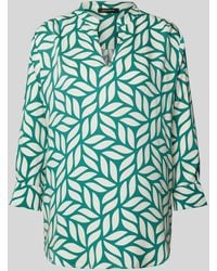 MORE&MORE - Bluse aus Viskose mit Allover-Muster und 3/4-Arm - Lyst