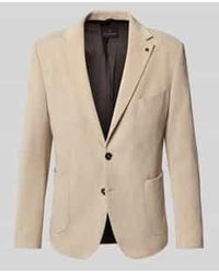 Zuitable - Slim Fit 2-Knoops Colbert Van Corduroy Met Reverskraag - Lyst