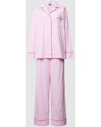 Polo Ralph Lauren - Pyjama mit Brusttasche Modell 'Valentine' - Lyst