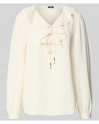 Joop! - Regular Fit Bluse mit Volants Modell 'BASTIENNE' - Lyst