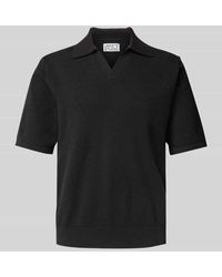 JAKE*S STUDIO MEN - Poloshirt mit Strukturmuster - Lyst