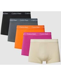 Calvin Klein - Trunks mit elastischem Bund im 5er-Pack - Lyst