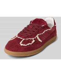 Alohas - Sneaker aus echtem Leder mit Rüschenbesatz - Lyst