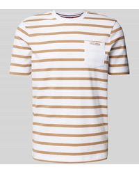 Hechter Paris - T-Shirt mit Label-Print - Lyst