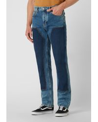 Heren Kleding voor voor Jeans voor Jeans met rechte pijp Model john in het Blauw voor heren Zadig & Voltaire Denim Jeans Met Stretch 