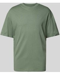 Jack & Jones - T-Shirt mit geripptem Rundhalsausschnitt Modell 'BRADLEY' - Lyst