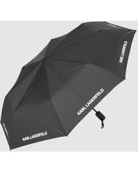 Karl Lagerfeld Paraplu Met Logo - Zwart