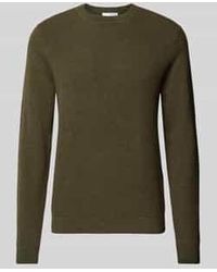 SELECTED - Gebreide Pullover Met Ribboorden - Lyst