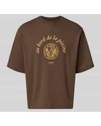 SELECTED - Relaxed Fit T-Shirt Van Puur Katoen Model 'Boxynorman Graphic' - Lyst