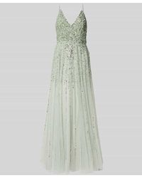 LACE & BEADS - Abendkleid mit Zierstein- und Paillettenbesatz - Lyst