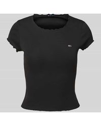 Tommy Hilfiger - Slim Fit T-Shirt aus Baumwoll-Elasthan-Mix - Lyst