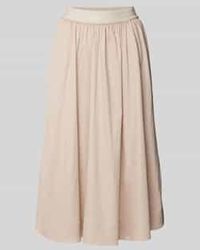 Milano Italy - Midirok Met Elastische Band Met Label - Lyst