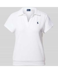 Polo Ralph Lauren - Regular Fit Poloshirt mit Logo-Stitching Modell 'TERRY' - Lyst