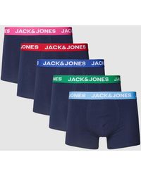 Jack & Jones - Trunks mit elastischem Logo-Bund im 5er-Pack Modell 'NORMAN' - Lyst