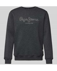Pepe Jeans - Sweatshirt Mit Label-Stitching Modell 'Nouvel' - Lyst